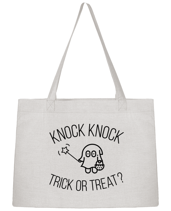 Shopping tote bag Stanley Stella Knock Knock, Trick or Treat? by tunetoo