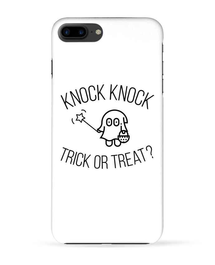 Coque iPhone 7 + Knock Knock, Trick or Treat? par tunetoo