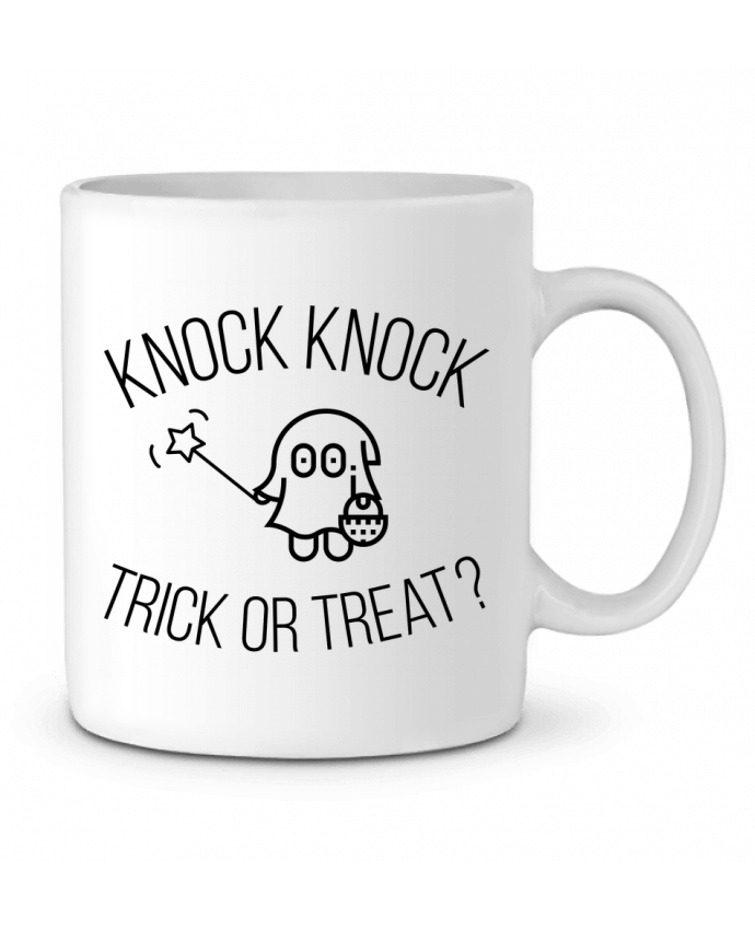 Ceramic Mug Knock Knock, Trick or Treat? by tunetoo