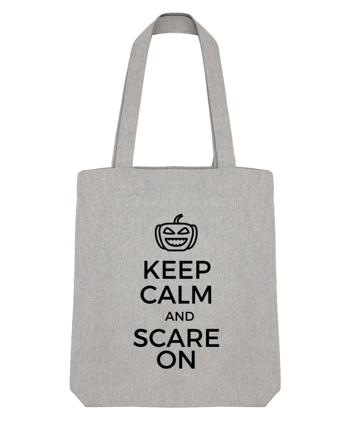 Tote Bag Stanley Stella Keep Calm and Scare on Pumpkin par tunetoo 
