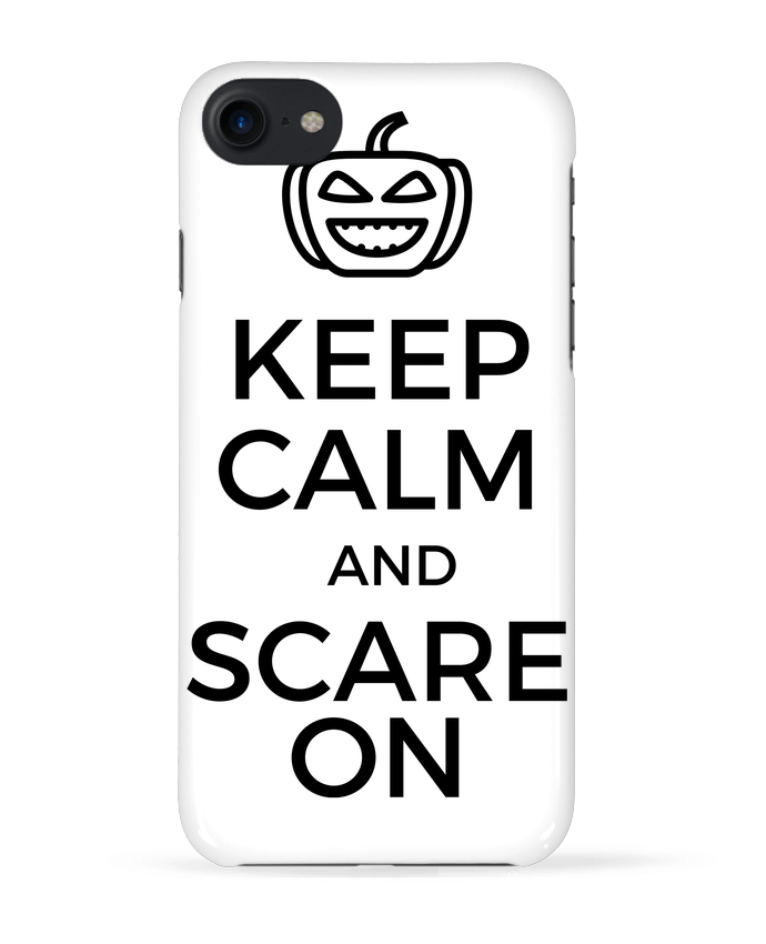 COQUE 3D Iphone 7 Keep Calm and Scare on Pumpkin de tunetoo