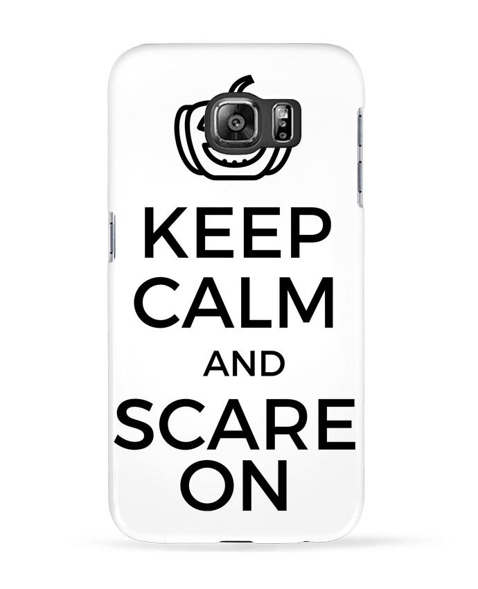 Carcasa Samsung Galaxy S6 Keep Calm and Scare on Pumpkin - tunetoo