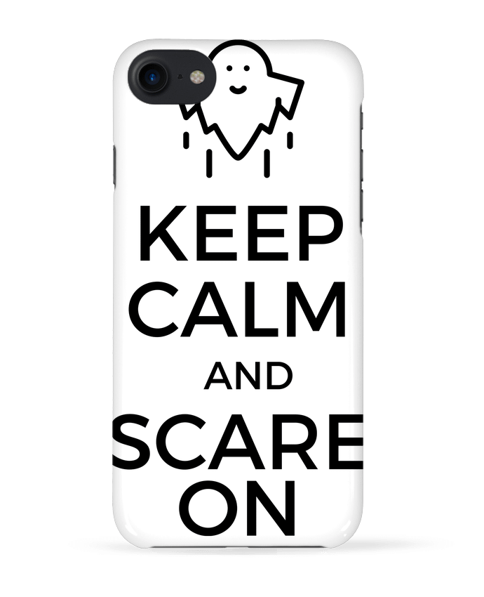 COQUE 3D Iphone 7 Keep Calm and Scare on Ghost de tunetoo