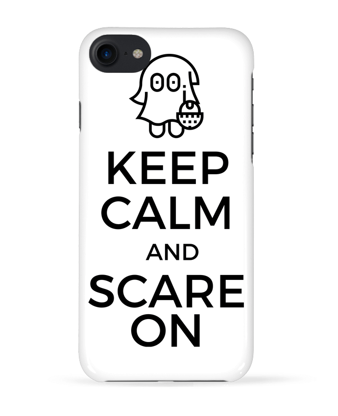 Carcasa Iphone 7 Keep Calm and Scare on little Ghost de tunetoo