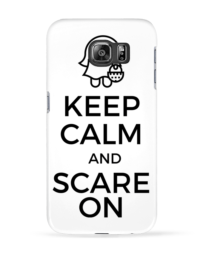 Carcasa Samsung Galaxy S6 Keep Calm and Scare on little Ghost - tunetoo