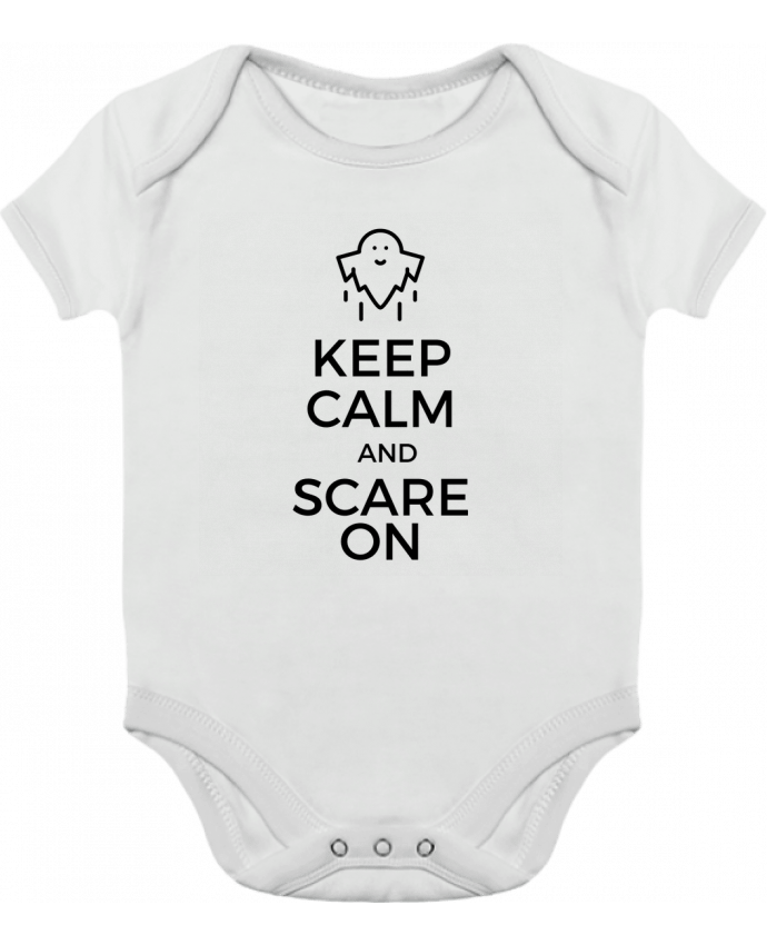 Baby Body Contrast Keep Calm and Scare on Ghost by tunetoo