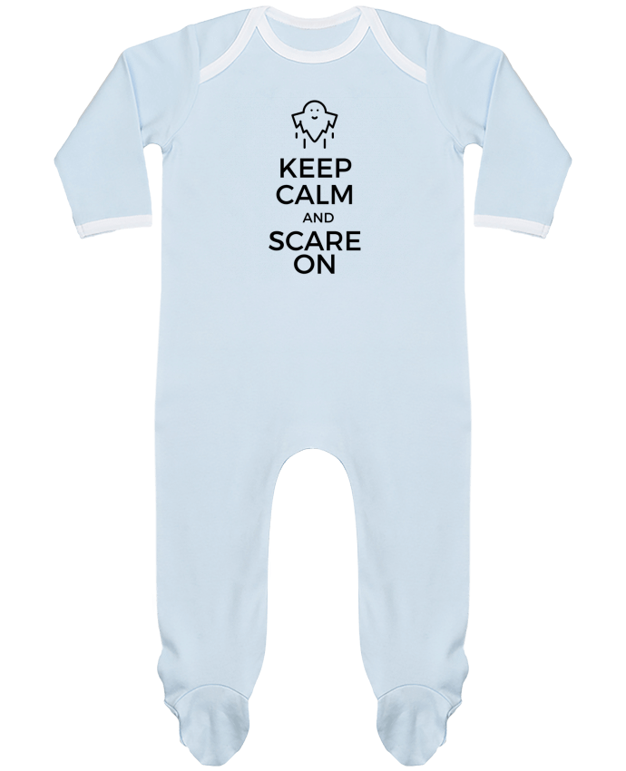 Body Pyjama Bébé Keep Calm and Scare on Ghost par tunetoo