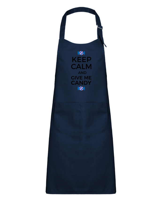 Kids chef pocket apron Keep Calm and give me candy by tunetoo