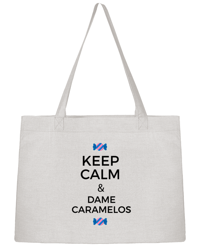 Shopping tote bag Stanley Stella Keep Calm and Dame Caramelos by tunetoo