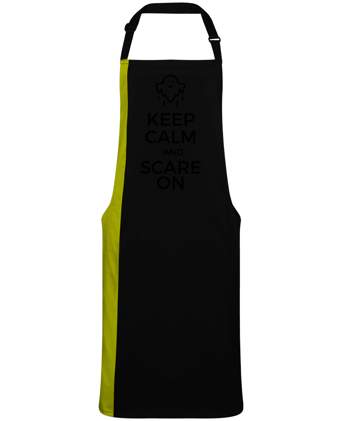 Two-tone long Apron Keep Calm and Scare on Ghost by  tunetoo