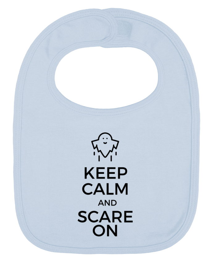 Bavoir bébé uni Keep Calm and Scare on Ghost par tunetoo