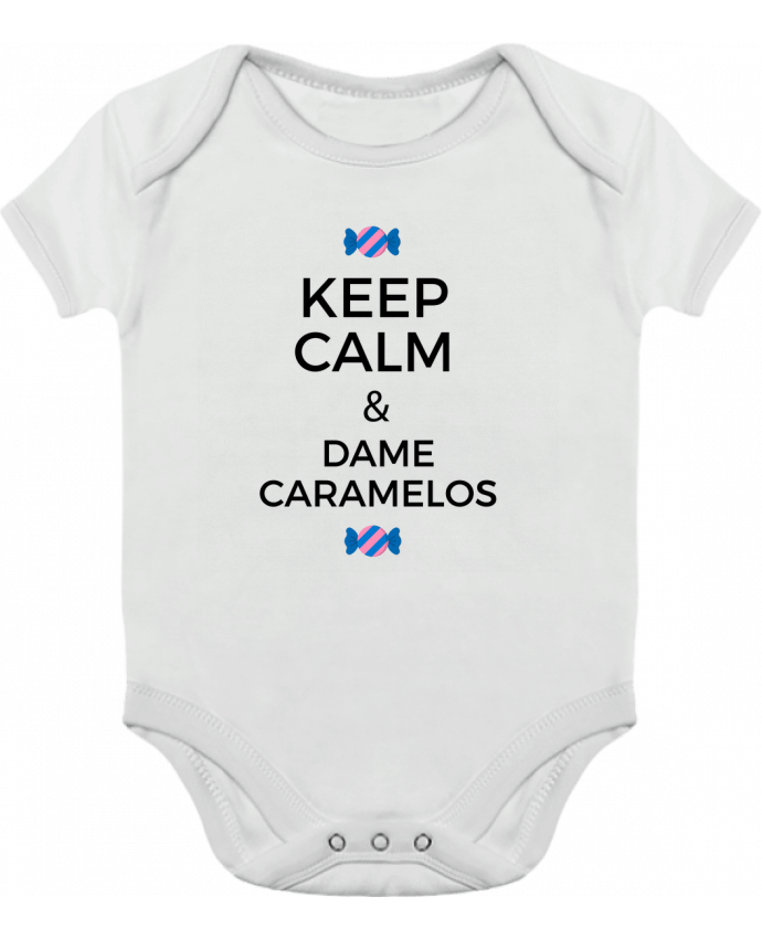 Baby Body Contrast Keep Calm and Dame Caramelos by tunetoo