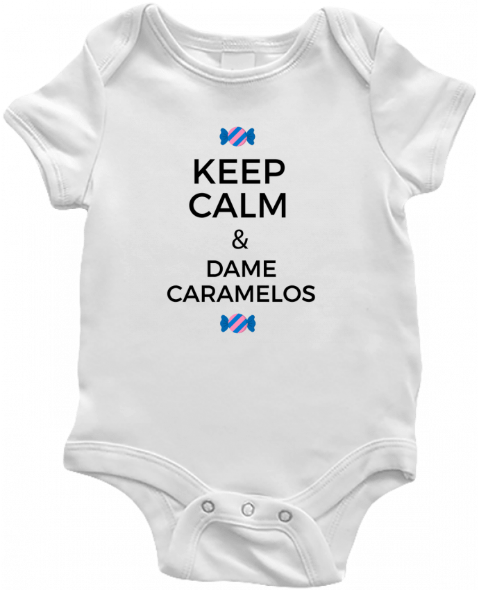 Body bébé Keep Calm and Dame Caramelos par tunetoo