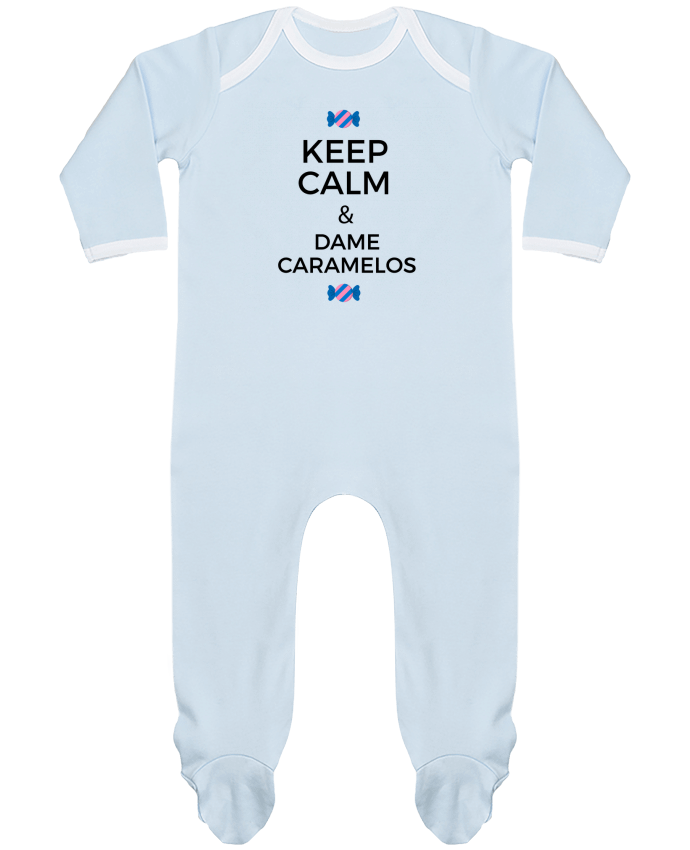 Body Pyjama Bébé Keep Calm and Dame Caramelos par tunetoo