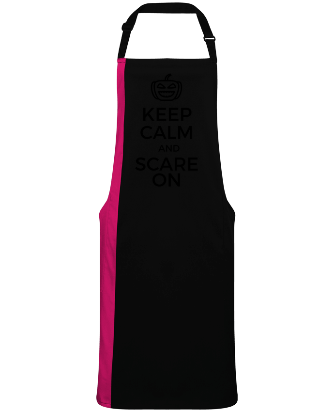 Two-tone long Apron Keep Calm and Scare on Pumpkin by  tunetoo