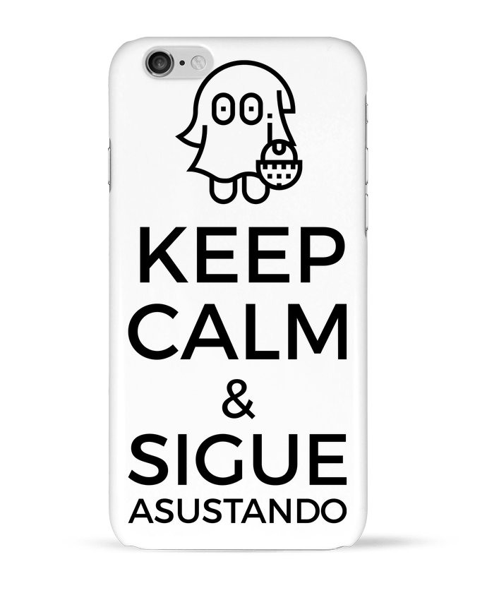 Case 3D iPhone 6 Keep Calm and Sigue Asustando by tunetoo