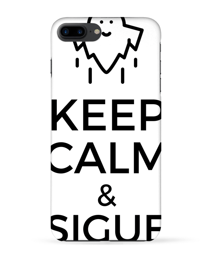 Coque iPhone 7 + Keep Calm and Sigue asustando ghost par tunetoo