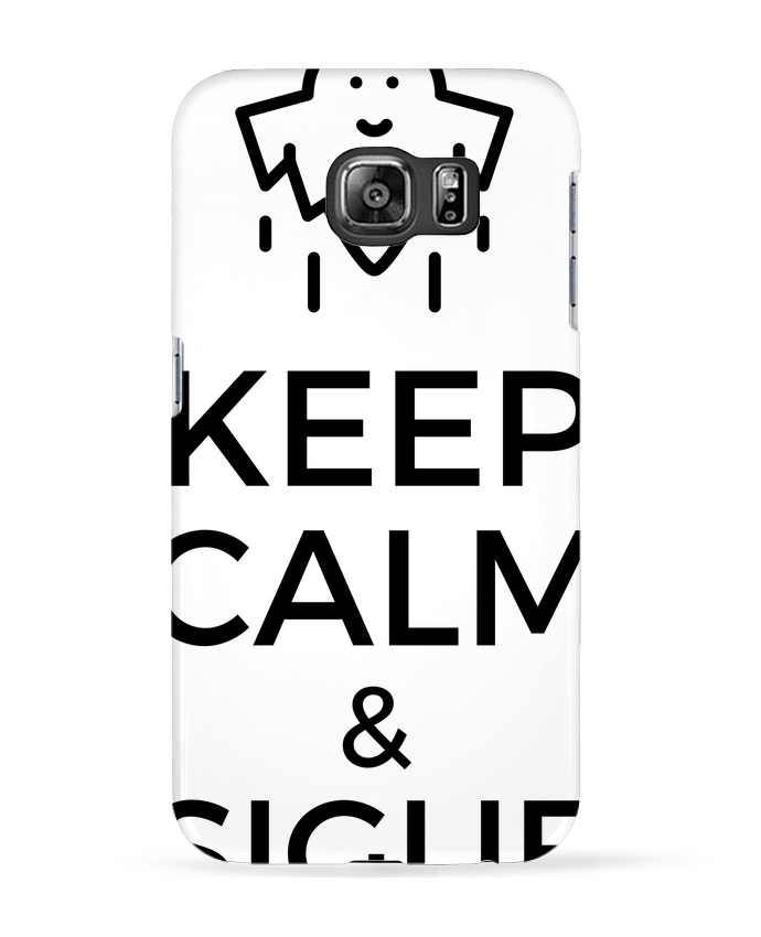 Case 3D Samsung Galaxy S6 Keep Calm and Sigue asustando ghost - tunetoo