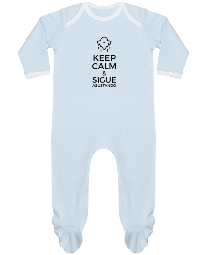 Body Pyjama Bébé Keep Calm and Sigue asustando ghost par tunetoo