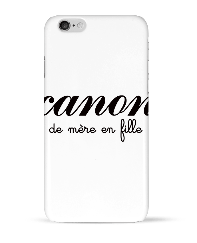 Carcasa  Iphone 6 Canon de mère en fille por Freeyourshirt.com