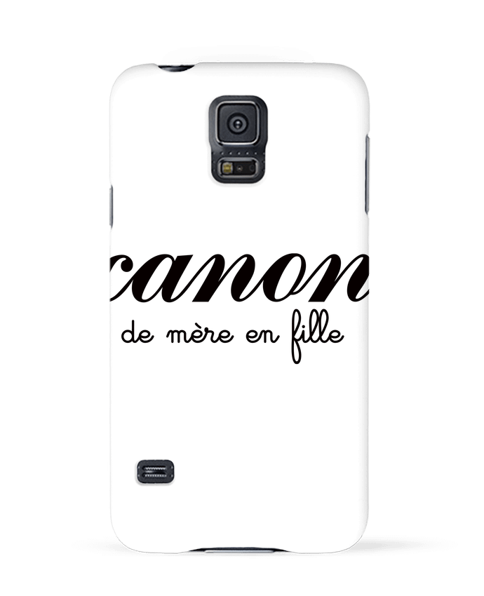 Carcasa Samsung Galaxy S5 Canon de mère en fille por Freeyourshirt.com