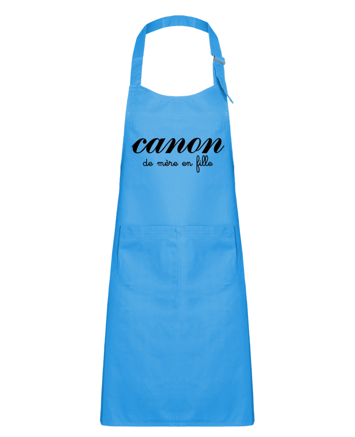 Kids chef pocket apron Canon de mère en fille by Freeyourshirt.com