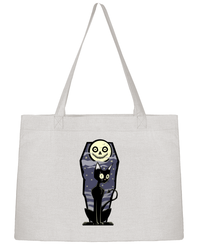 Shopping tote bag Stanley Stella Coffin Cat by SirCostas