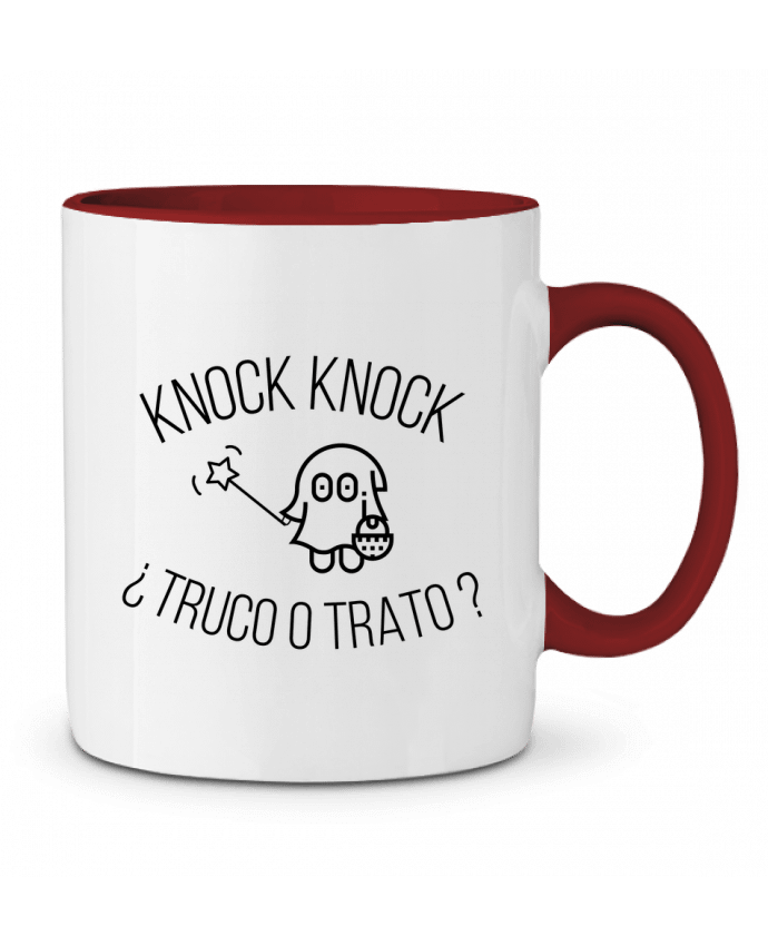 Mug bicolore Knock Knock ¿Truco o Trato? tunetoo