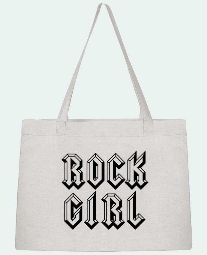 Shopping tote bag Stanley Stella Rock Girl by Freeyourshirt.com
