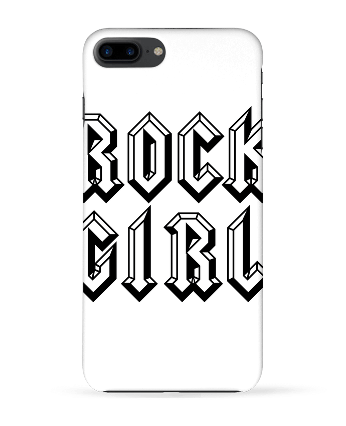 Coque iPhone 7 + Rock Girl par Freeyourshirt.com