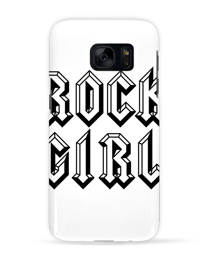 Case 3D Samsung Galaxy S7 Rock Girl by Freeyourshirt.com