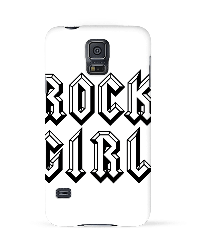 Carcasa Samsung Galaxy S5 Rock Girl por Freeyourshirt.com