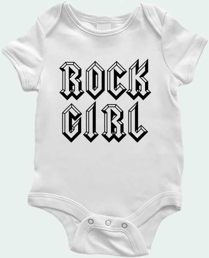 Body Bebé Rock Girl por Freeyourshirt.com
