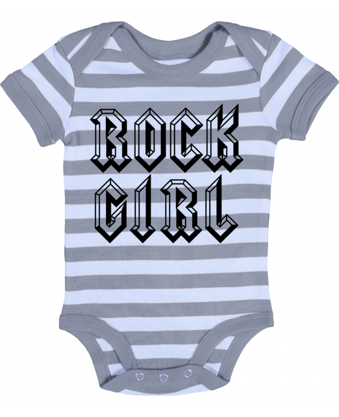 Baby Body striped Rock Girl - Freeyourshirt.com