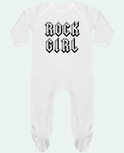 Body Pyjama Bébé Rock Girl par Freeyourshirt.com