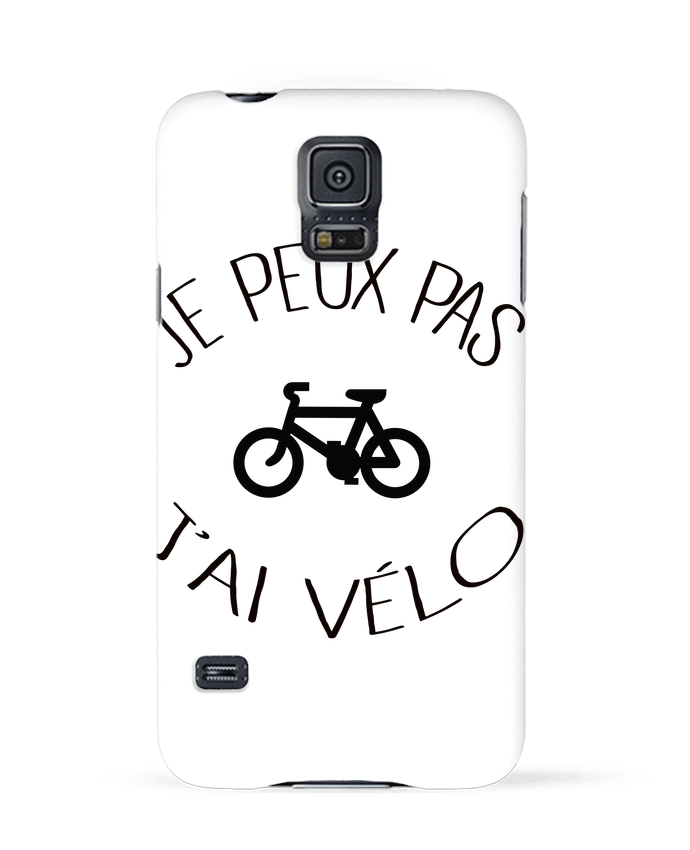 Case 3D Samsung Galaxy S5 Je peux pas j'ai vélo by Freeyourshirt.com