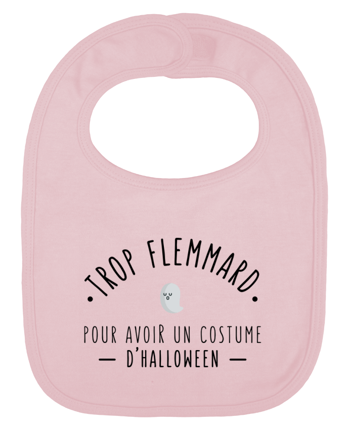 Bavoir bébé uni Trop flemmard pour avoir un costume d'halloween par tunetoo