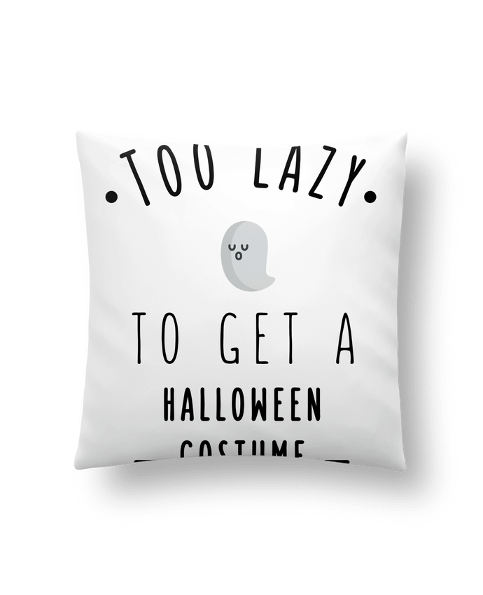 Cushion synthetic soft 45 x 45 cm Too Lazy to get a Halloween Costume by tunetoo