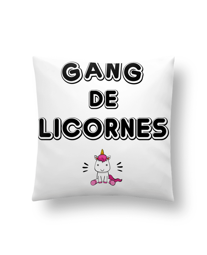 Cushion synthetic soft 45 x 45 cm Gang de licornes by LPMDL