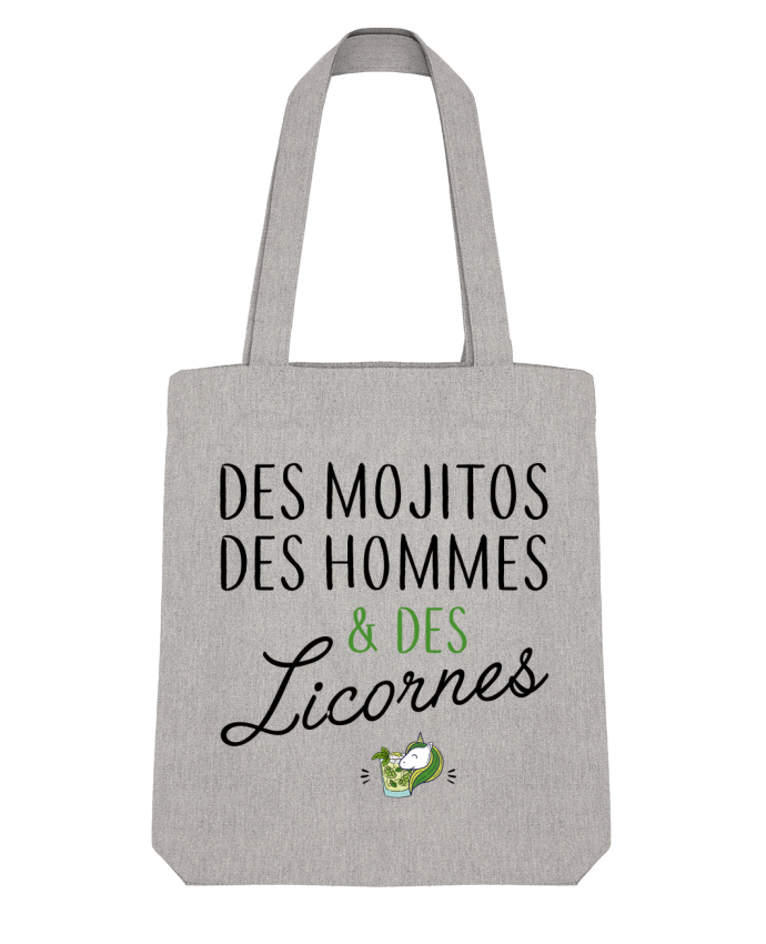 Tote Bag Stanley Stella Des mojitos des hommes & des licornes by LPMDL 