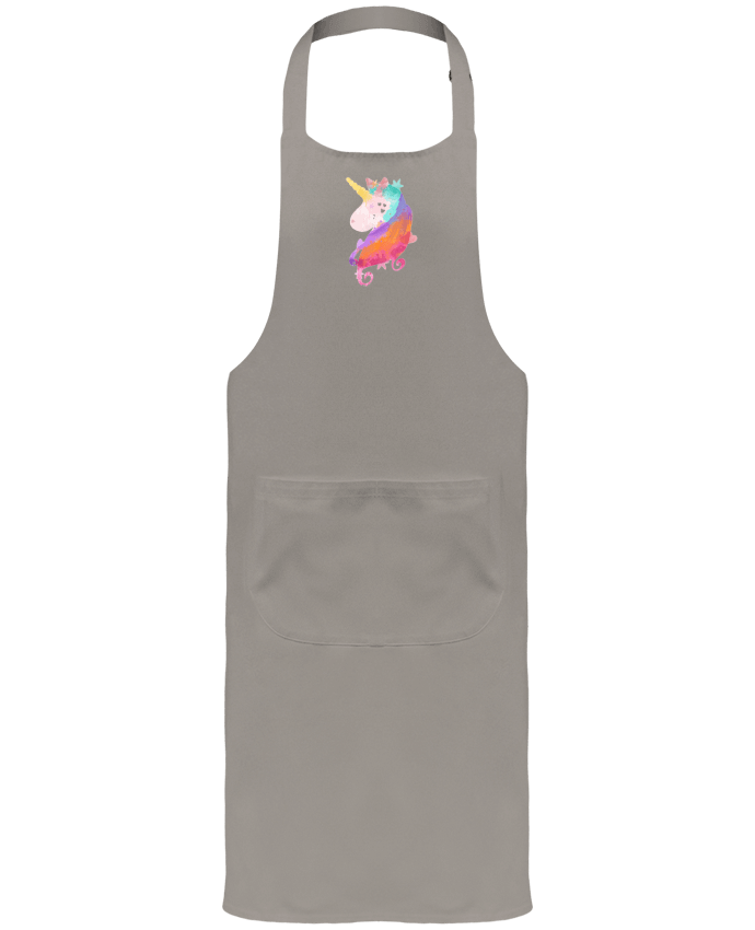 Tablier avec poches Watercolor Unicorn par PinkGlitter