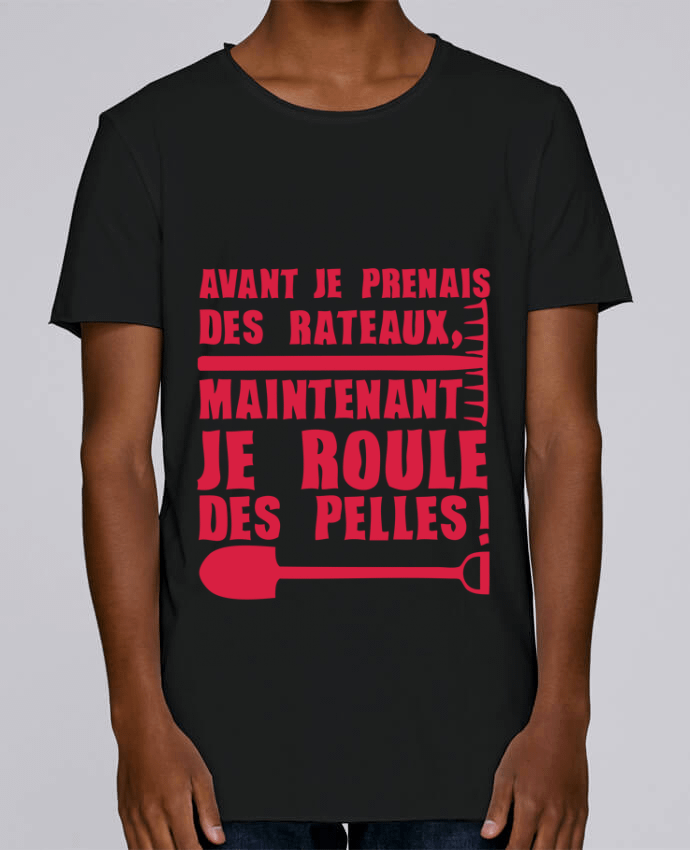 T-shirt Oversized Homme Stanley  citation message rateaux roule pelles par Achille
