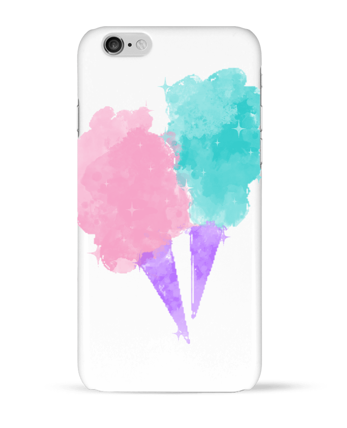 Case 3D iPhone 6 Watercolor Cotton Candy by PinkGlitter