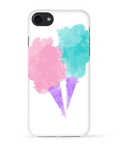 COQUE 3D Iphone 7 Watercolor Cotton Candy de PinkGlitter