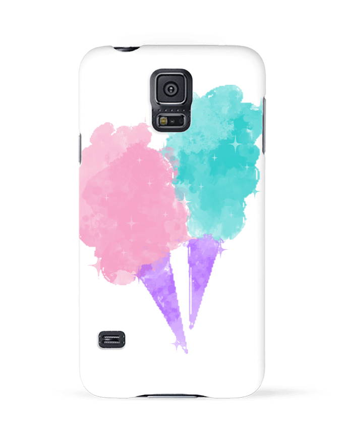 Case 3D Samsung Galaxy S5 Watercolor Cotton Candy by PinkGlitter