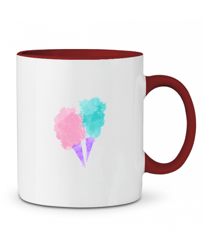 Mug bicolore Watercolor Cotton Candy PinkGlitter