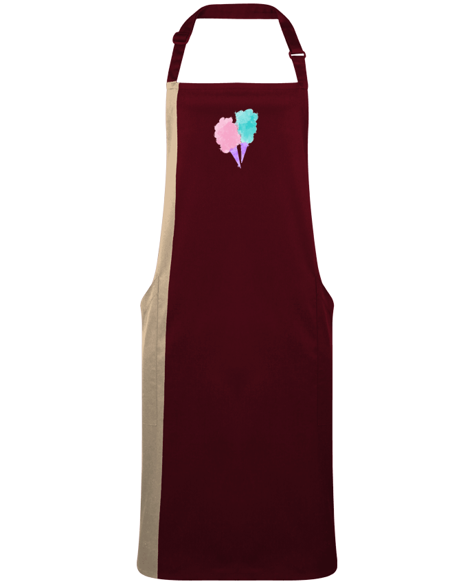 Tablier bicolore Watercolor Cotton Candy par  PinkGlitter