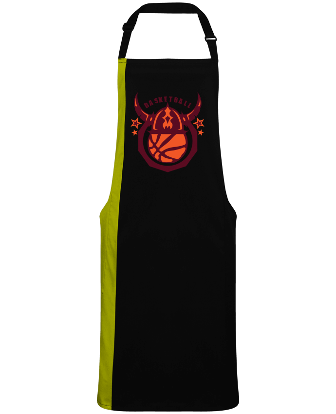 Two-tone long Apron basketball casque viking logo sport club by  Achille