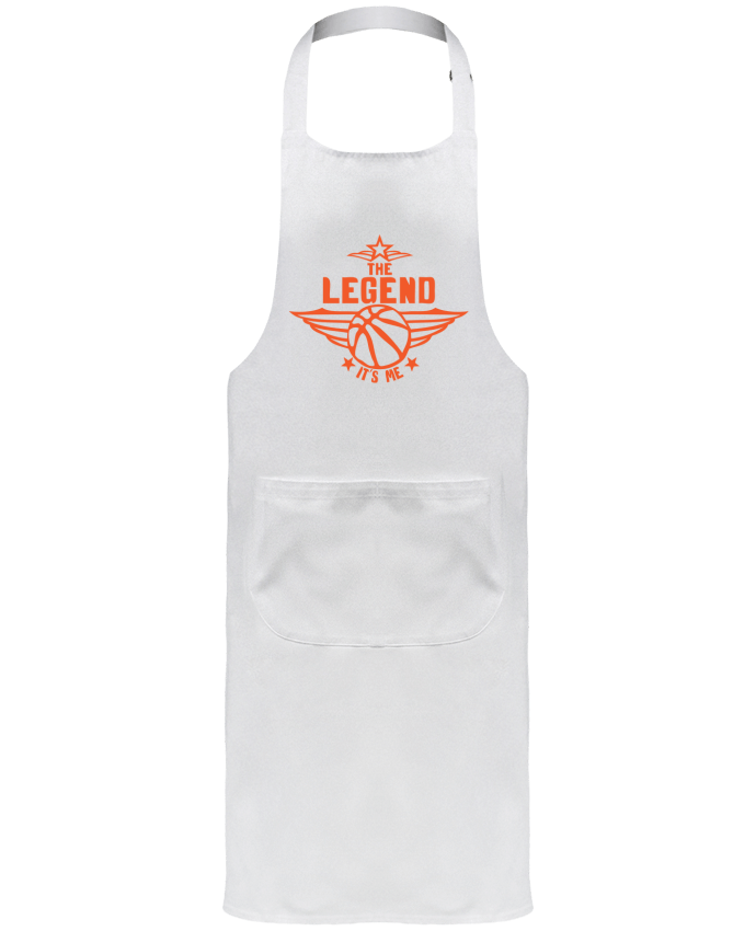 Garden or Sommelier Apron with Pocket basketball legend it s me citation sport aile logo by Achille