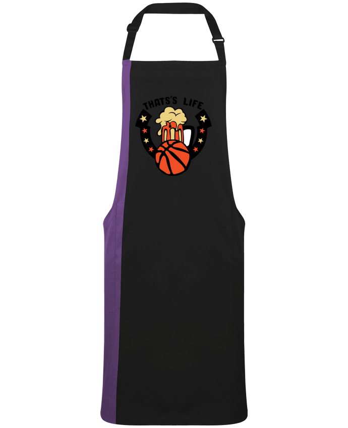 Two-tone long Apron basketball biere citation thats s life message by  Achille